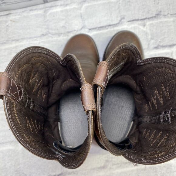 Ariat Groundbreaker Pull On Steel Toe 9 D Brown Round Toe 10014241 Work Boots - Picture 8 of 14